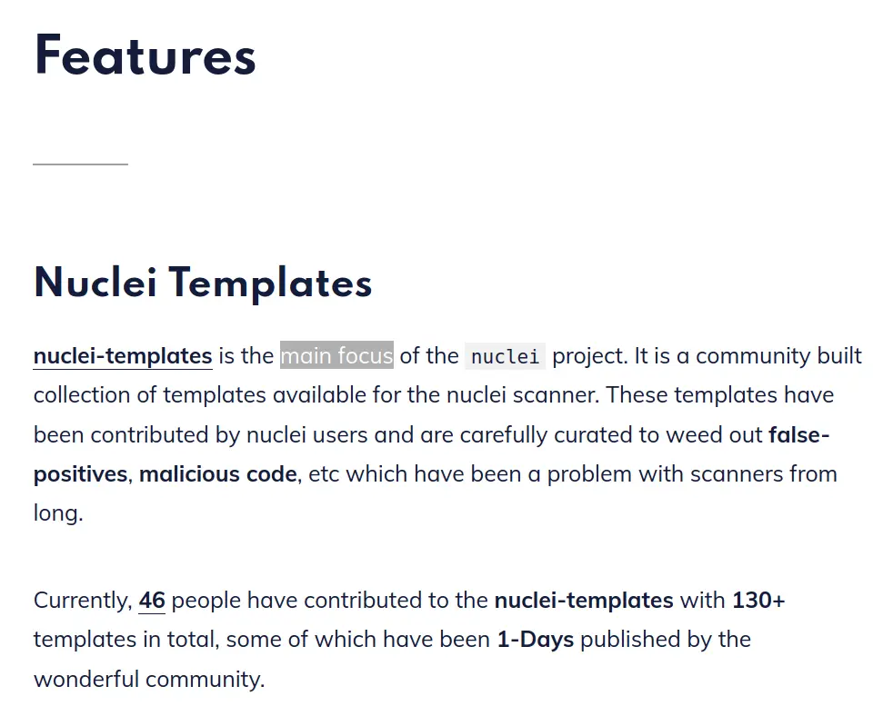 nuclei templates